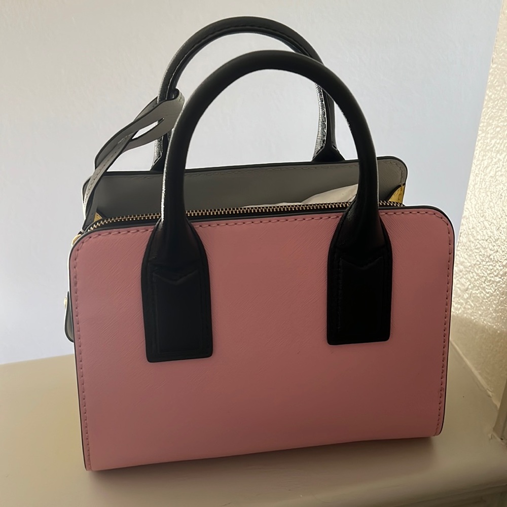 Marc Jacobs pink and yellow little big shot purse